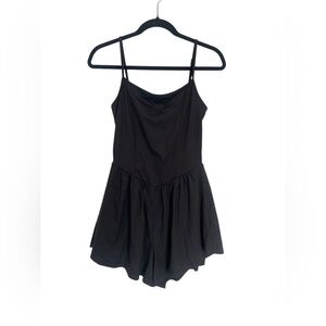 NWT Black Spaghetti Strap Romper Size M